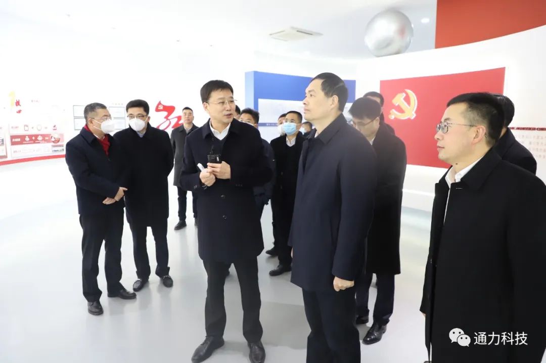 领导关怀 | 省委常委、温州市委书记刘小涛亲临爱游戏体育科技开展新春慰问